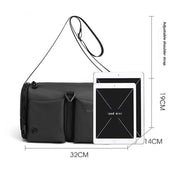 Mink | Men's Large Capacity Waterproof Crossbody Messenger Bag