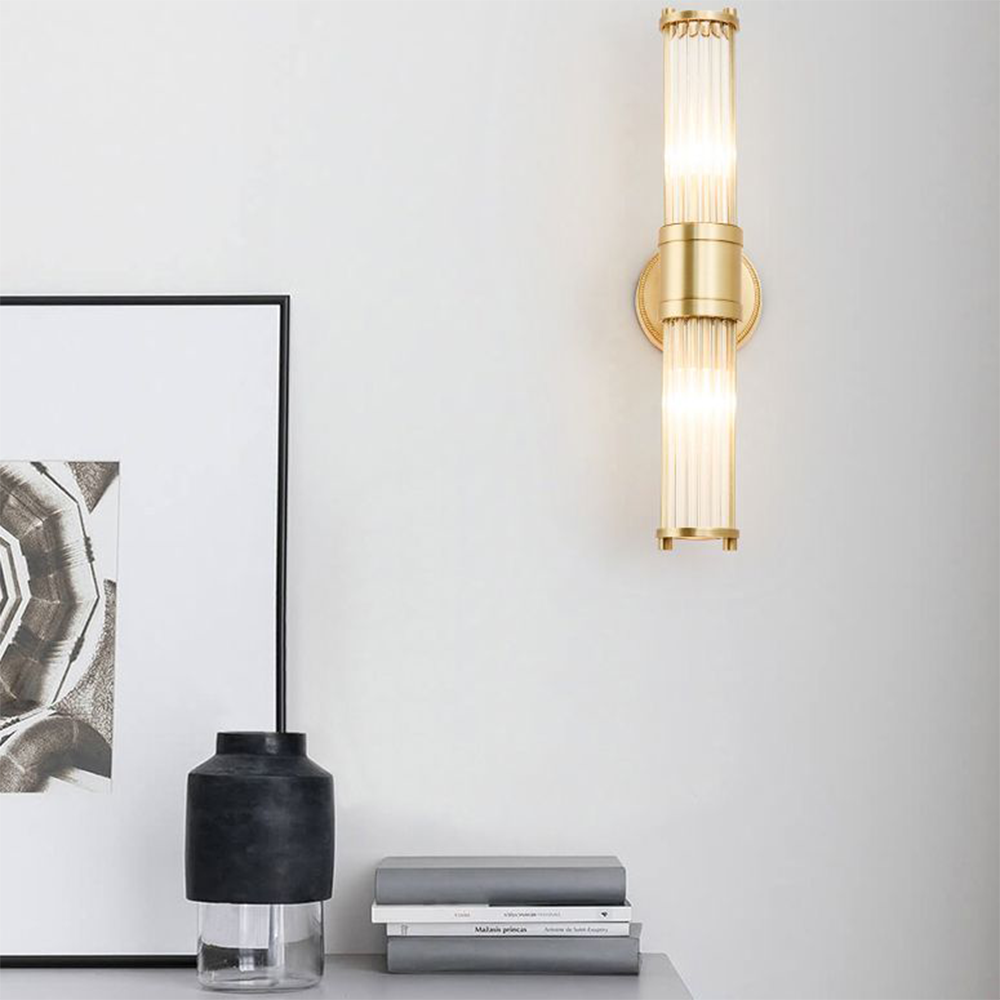 Aria | Gold Cylinder Wall Light – A Modern Statement