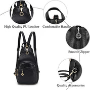 Dalia | Women's Waterproof Convertible Crossbody Sling Bag Backpack