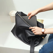 Korina | Casual Multi-Functional Leather Crossbody Messenger Tote Bag