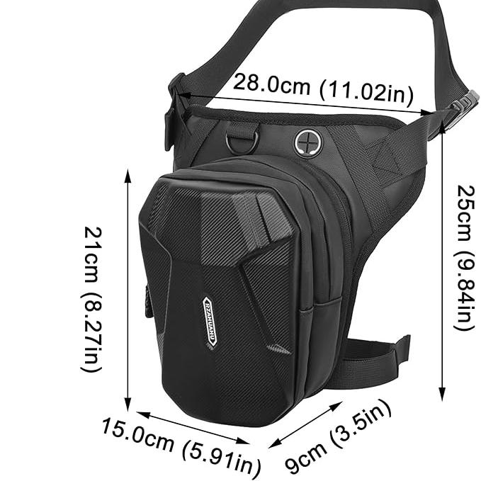 Jerry | Expandable Waterproof Motorcycle Drop Leg Bum Bag