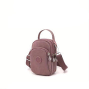 Mylah | Minimalist Solid Nylon Crossbody Small Handbag
