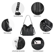 Makenzie | Bold & Stylish Vintage Crossbody Messenger Handbag