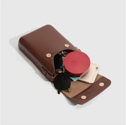 Arielle | Minimalist PU Leather Small Crossbody Purse Bag