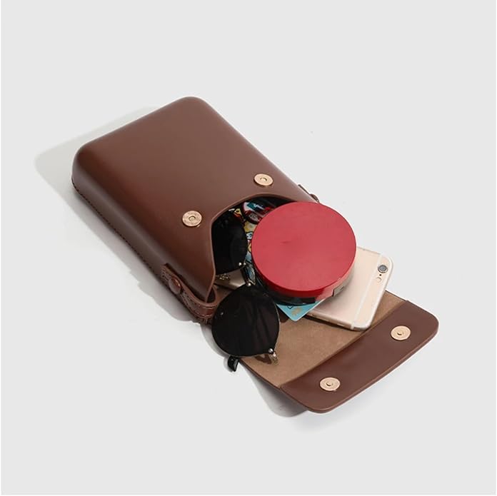 Arielle | Minimalist PU Leather Small Crossbody Purse Bag