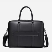 Omar | Leather Business Laptop Briefcase Crossbody Handbag