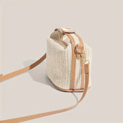 Elyse | Women's Small Woven Straw Crossbody Handbag