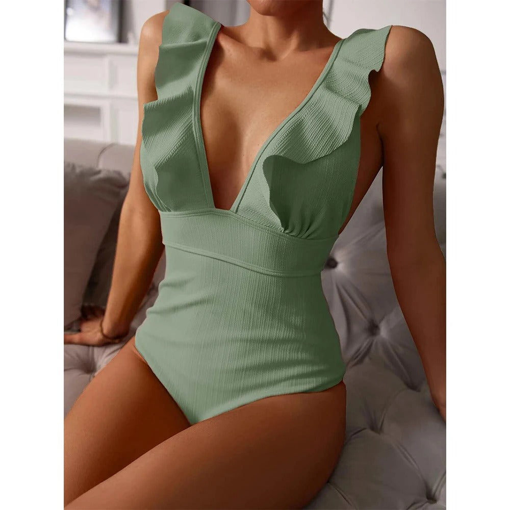 Elena | Ruffled One-Piece Swimwear
