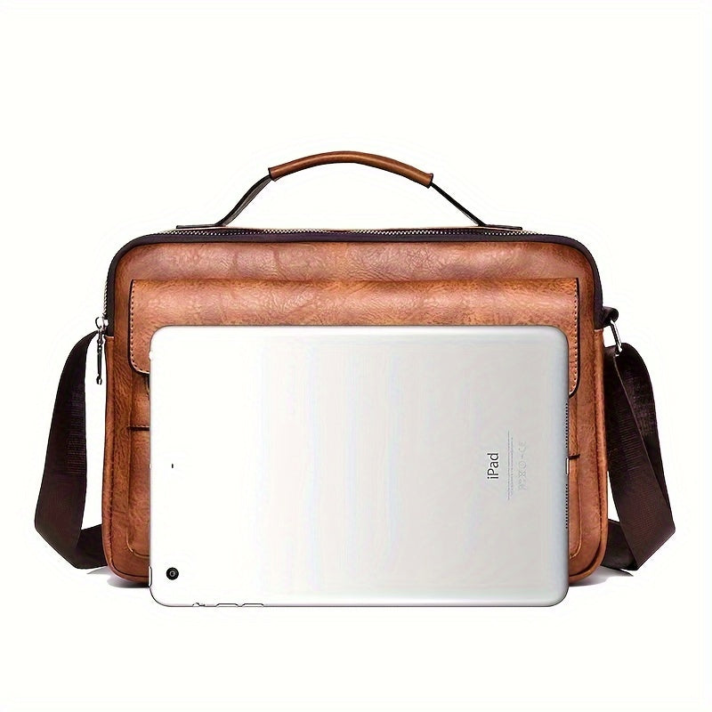 Emmanuel | Stylish Leather Small Crossbody Messenger Bag