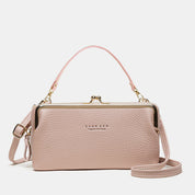 Spacious and Versatile Kiss-lock Crossbody Phone Bag