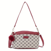 Anaya | Lozenge Print Women's Crossbody Leather Bag