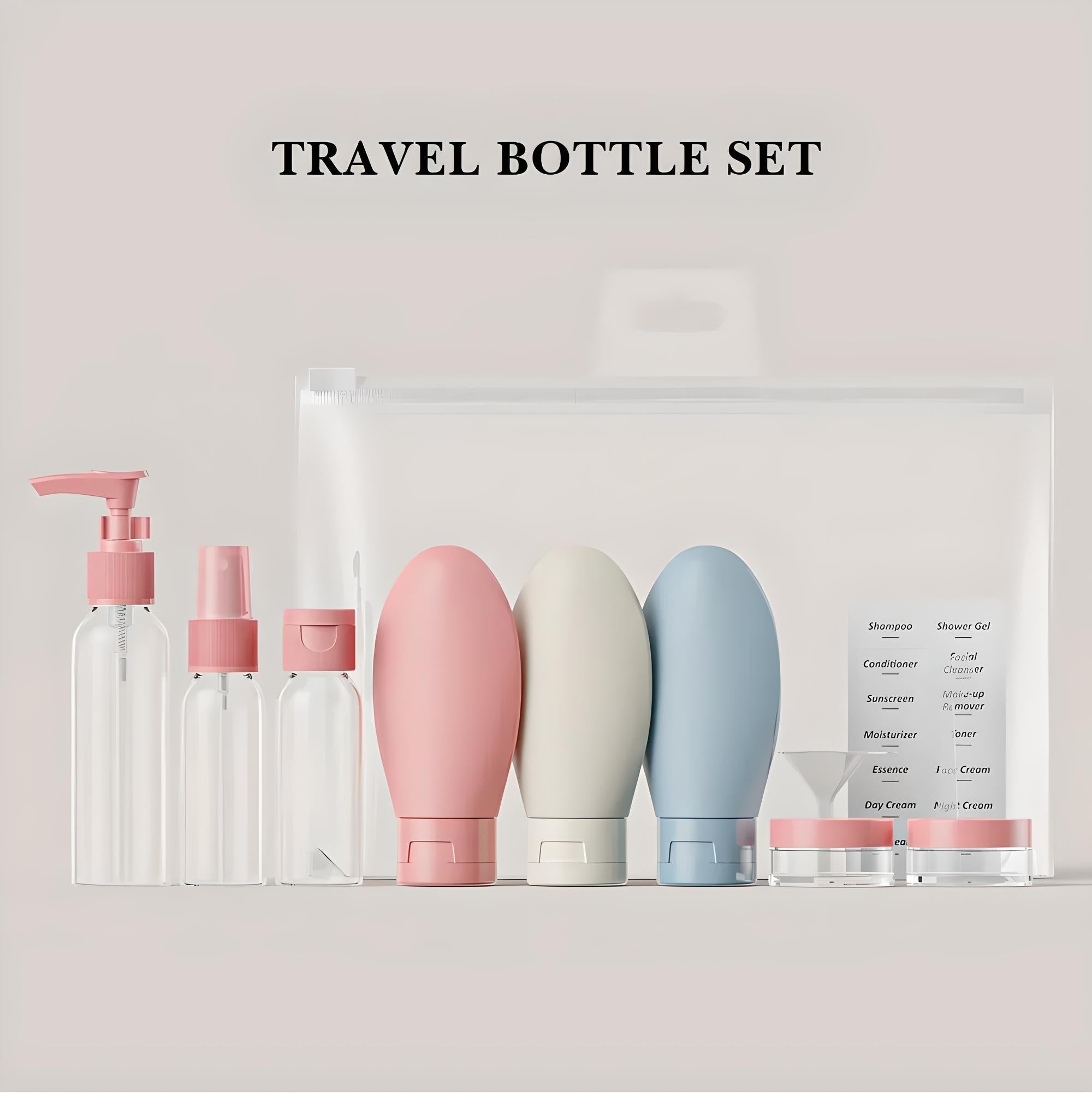 Amaris | Compact & Travel-Friendly 11-Piece Travel Essentials Set
