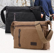 Maddie | Timeless Canvas Crossbody Messenger Bag