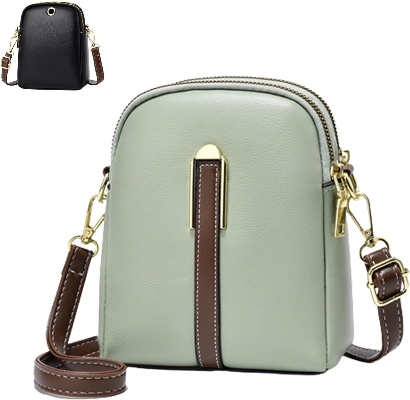 Sicily | Lychee Leather Mini Crossbody Bag