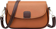 Journi | Chic Leather Flap Crossbody Bag