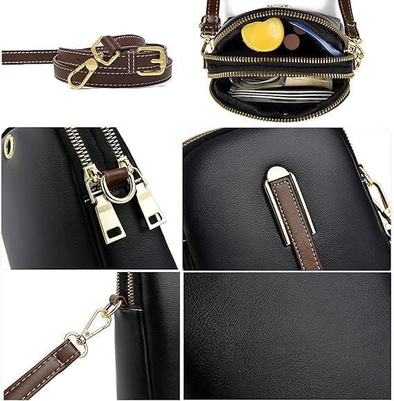Sicily | Lychee Leather Mini Crossbody Bag