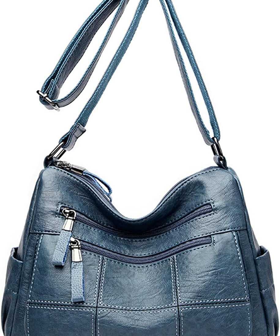 Brynleigh | Multi-Pocket Vintage-Inspired Crossbody Sling Bag