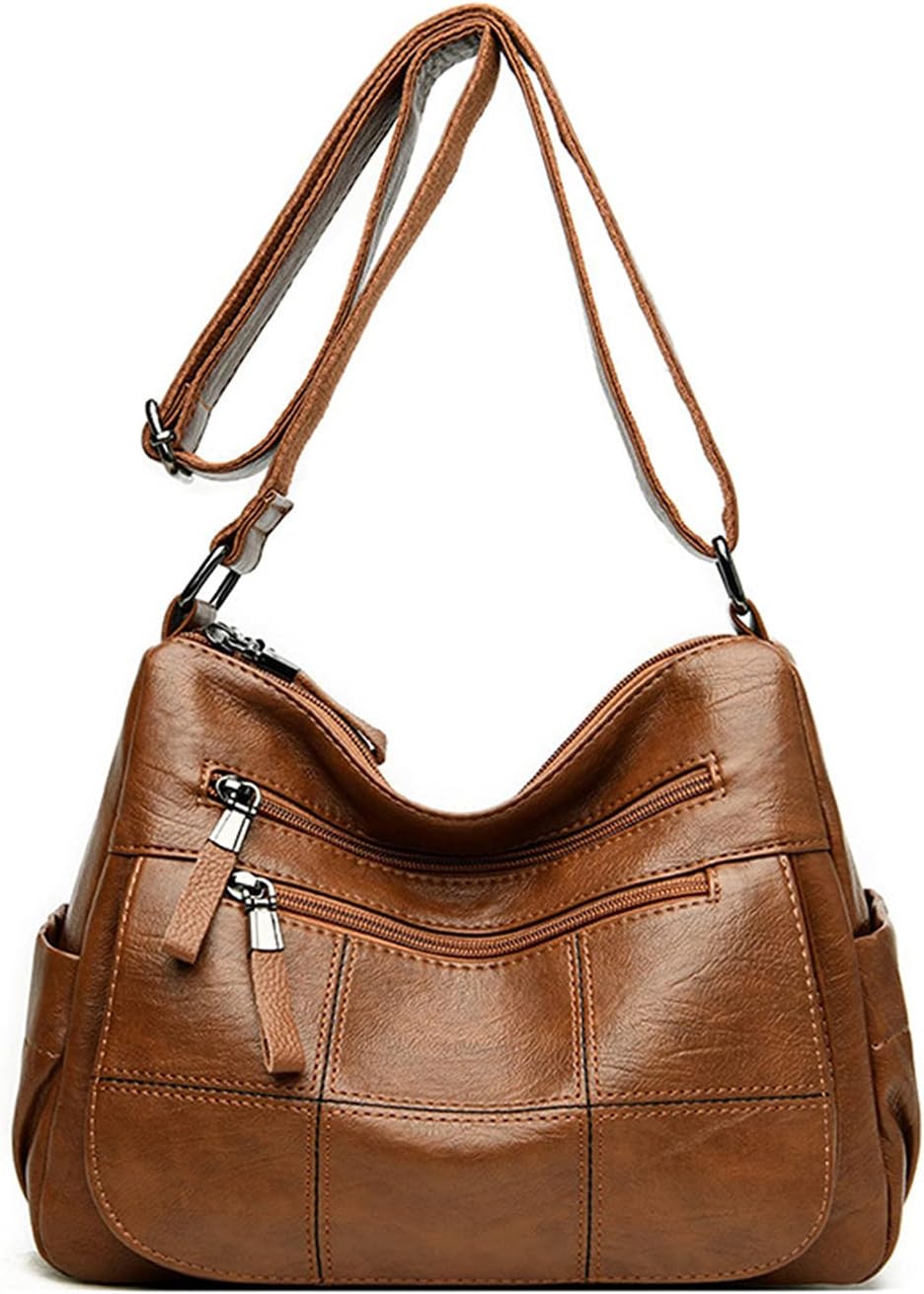 Brynleigh | Multi-Pocket Vintage-Inspired Crossbody Sling Bag