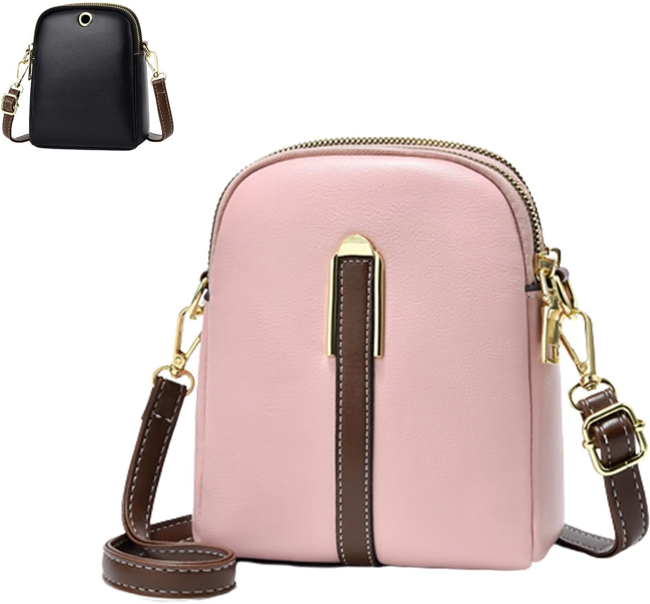 Sicily | Lychee Leather Mini Crossbody Bag