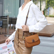 Journi | Chic Leather Flap Crossbody Bag