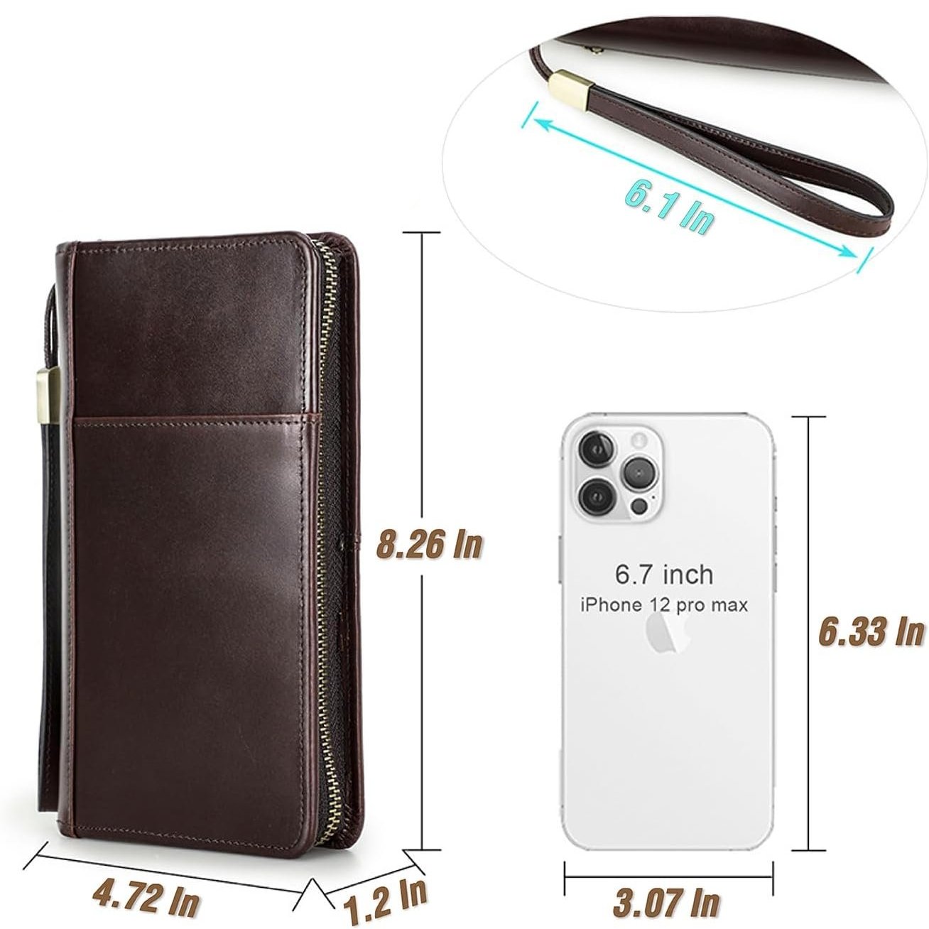 Ocean | Top Grain Leather Passport Wallet