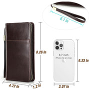 Ocean | Top Grain Leather Passport Wallet