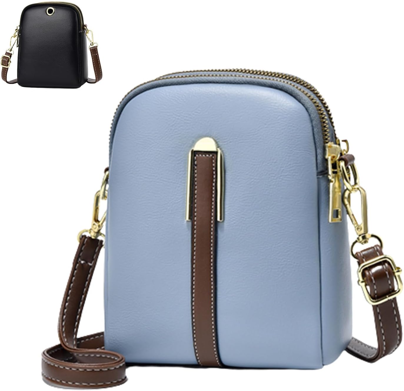 Sicily | Lychee Leather Mini Crossbody Bag
