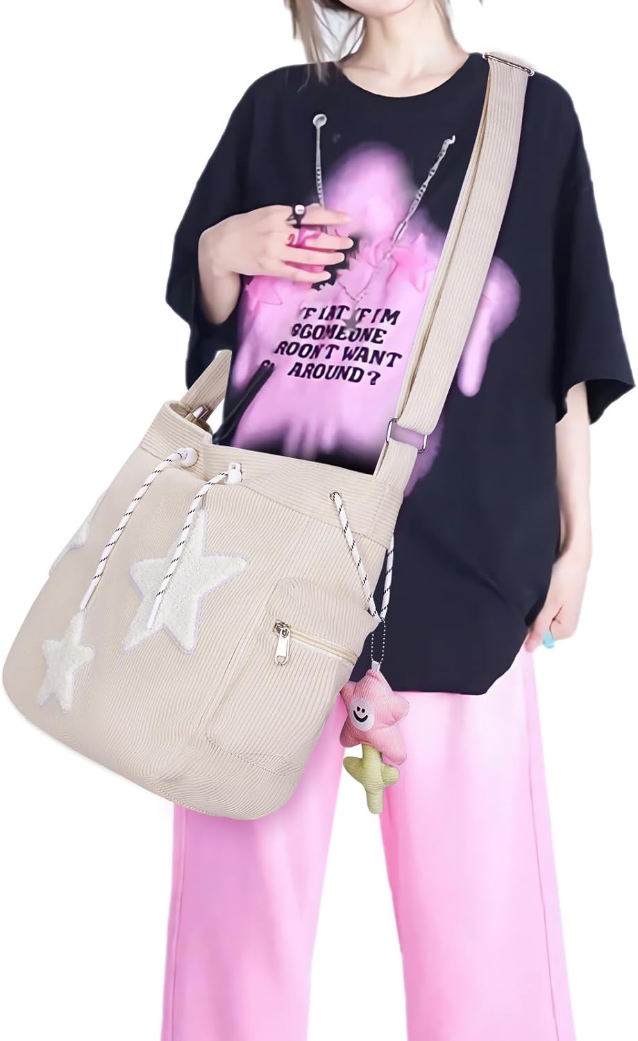 Milana | Star Gazer Canvas Crossbody Bag