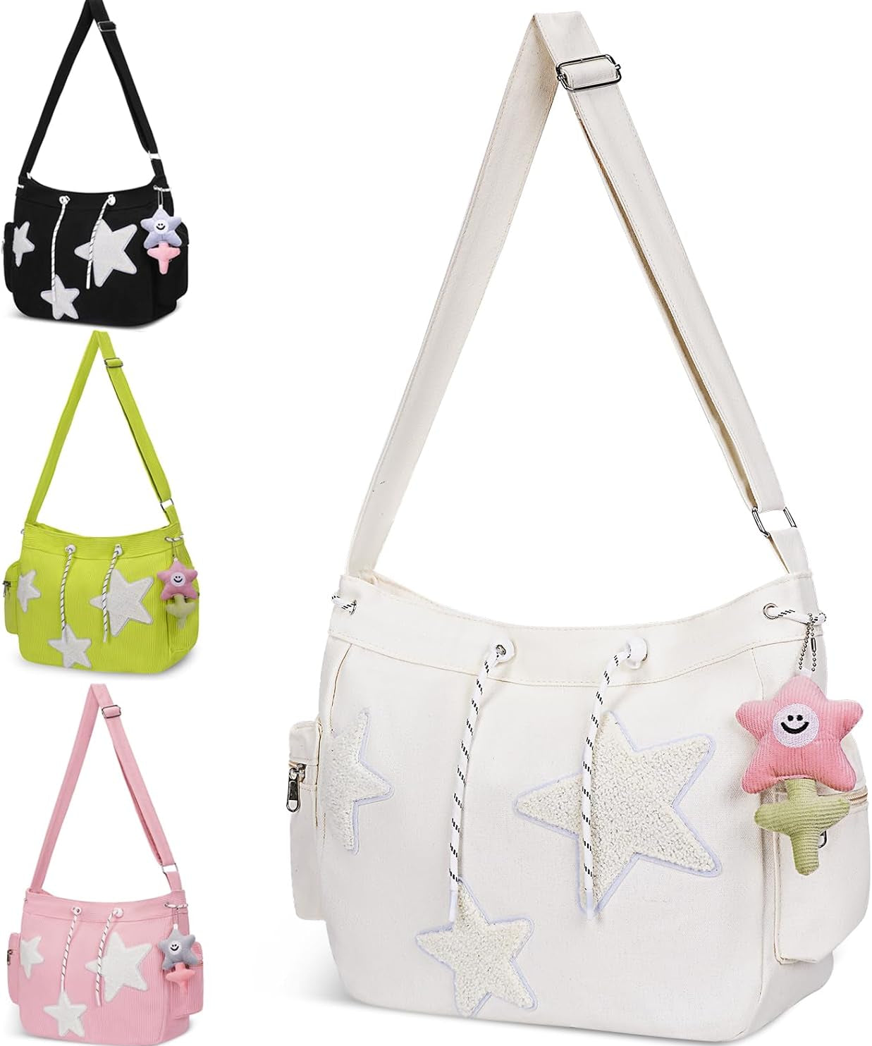 Milana | Star Gazer Canvas Crossbody Bag