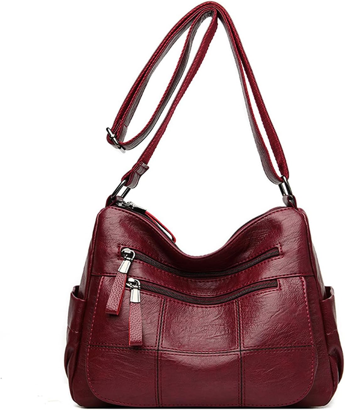 Brynleigh | Multi-Pocket Vintage-Inspired Crossbody Sling Bag
