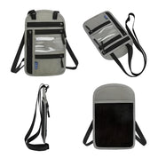 Yamileth | Compact & Travel-Friendly RFID Protected Neck Wallet