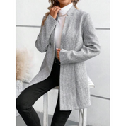 Sylviamin | Women's Long Winter Blazer | Warm