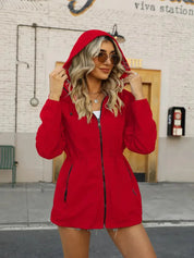Ellah | Trendy Floral Print Summer Hoddie Jacket
