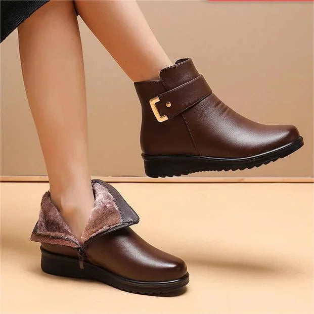 Allie | Cozy Ankle Boots – Your Winter-Ready Essential