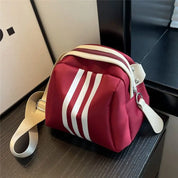 Dorian | Striped Oxford Crossbody Bag