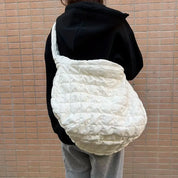 Alexis | Large Capacity Quilted Crossbody Messenger Bag