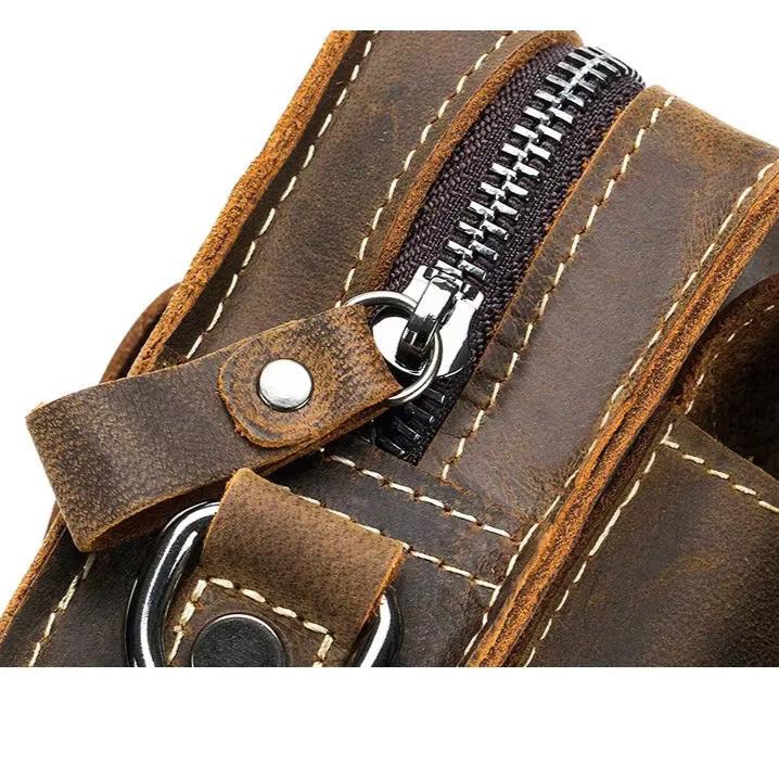 Lachlan | Men's Retro Leather Small Crossbody Shoulder Sling Bag