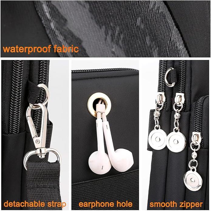 Danielle | Compact & Lightweight Multi-Compartments Crossbody Bag