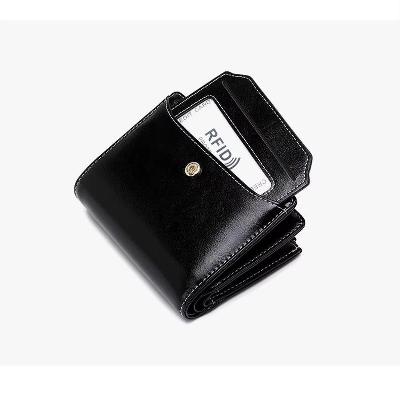 Jolie | Compact RFID-Blocking Trifold Travel Wallet