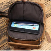 Grant | Men's Vintage Leather Large Crossbody Sling Travel Bag