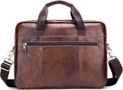 Remington | Men's Genuine Leather Large Crossbody Messenger Travel Bag