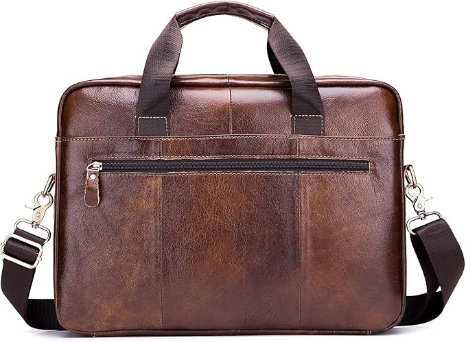 Remington | Men's Genuine Leather Large Crossbody Messenger Travel Bag