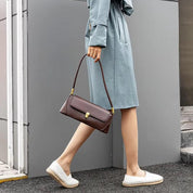 Mikayla | Vintage-Inspired Faux Leather Messenger Handbag