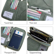 Dalia | Secure & Organized RFID Blocking Passport Holder Wallet