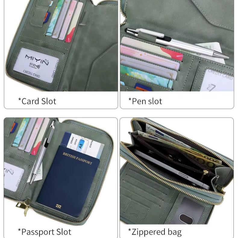 Dalia | Secure & Organized RFID Blocking Passport Holder Wallet