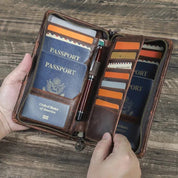 August | Elegant & Timeless Multi-Compartments Travel Wallet