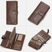 Teresa | RFID-Secure Vintage Leather Travel Wallet