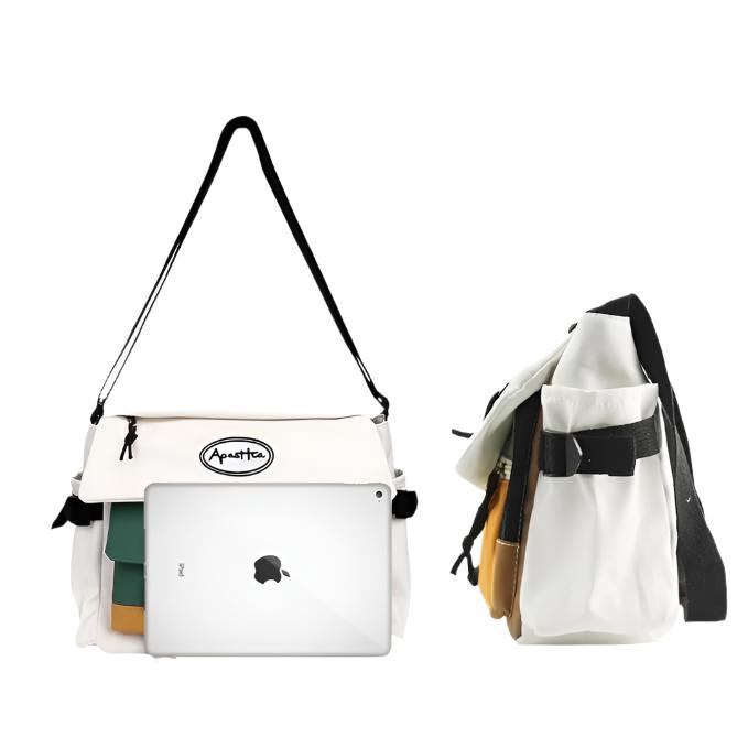 Miguel | Multi-Pocket Waterproof Nylon Crossbody Messenger Bag