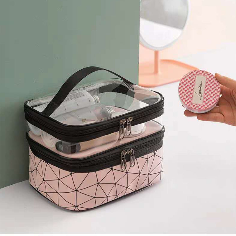 Winona | Lightweight Multiple Pockets & Compartments Cosmetic Organizer