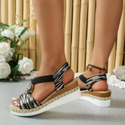 Sarah | Boho Chic Circle Accent Sandals